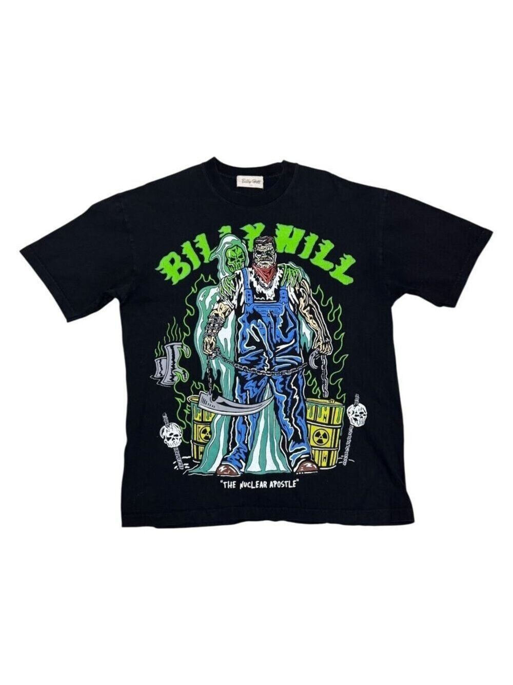 WARREN LOTAS x BILLY HILL SHIRT Designer Streetwear Collab LIMITED Nuclear Tee L